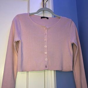 Never worn Brandy Melville light pink long sleeve